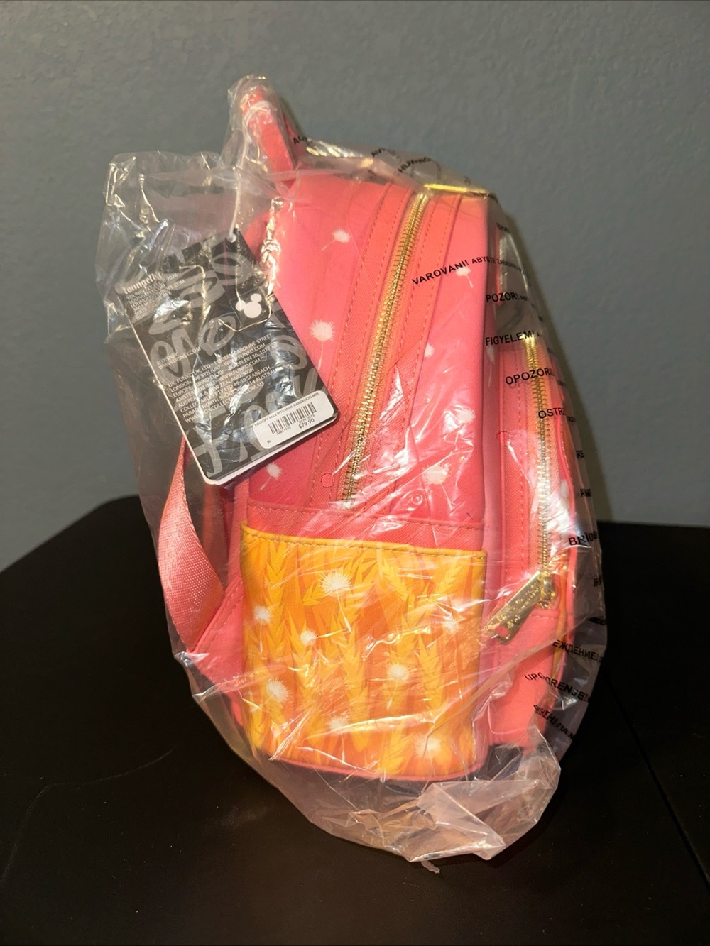 Loungefly Disney A Goofy Movie Max & Roxanne Dandelion Mini Backpack New - Picture 3 of 10